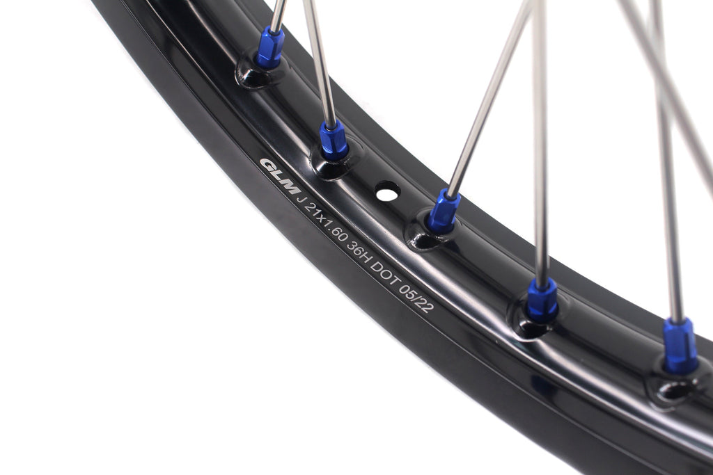 KKE 21" 19" Mx Dirtbike Casting Wheels For YAMAHA YZ125 YZ250 YZ250F YZ450F WR450F KKE Racing