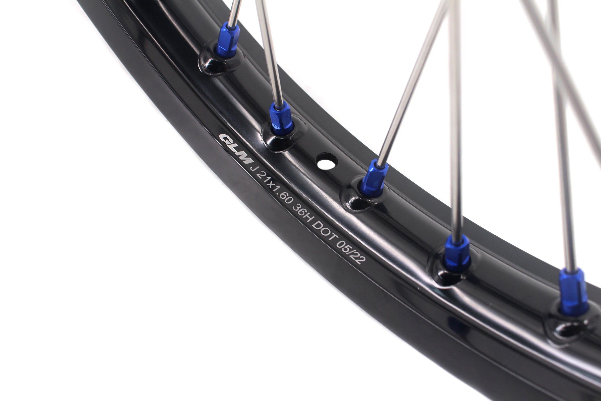 KKE 21" 19" Mx Dirtbike Casting Wheels For YAMAHA YZ125 YZ250 YZ250F YZ450F WR450F KKE Racing