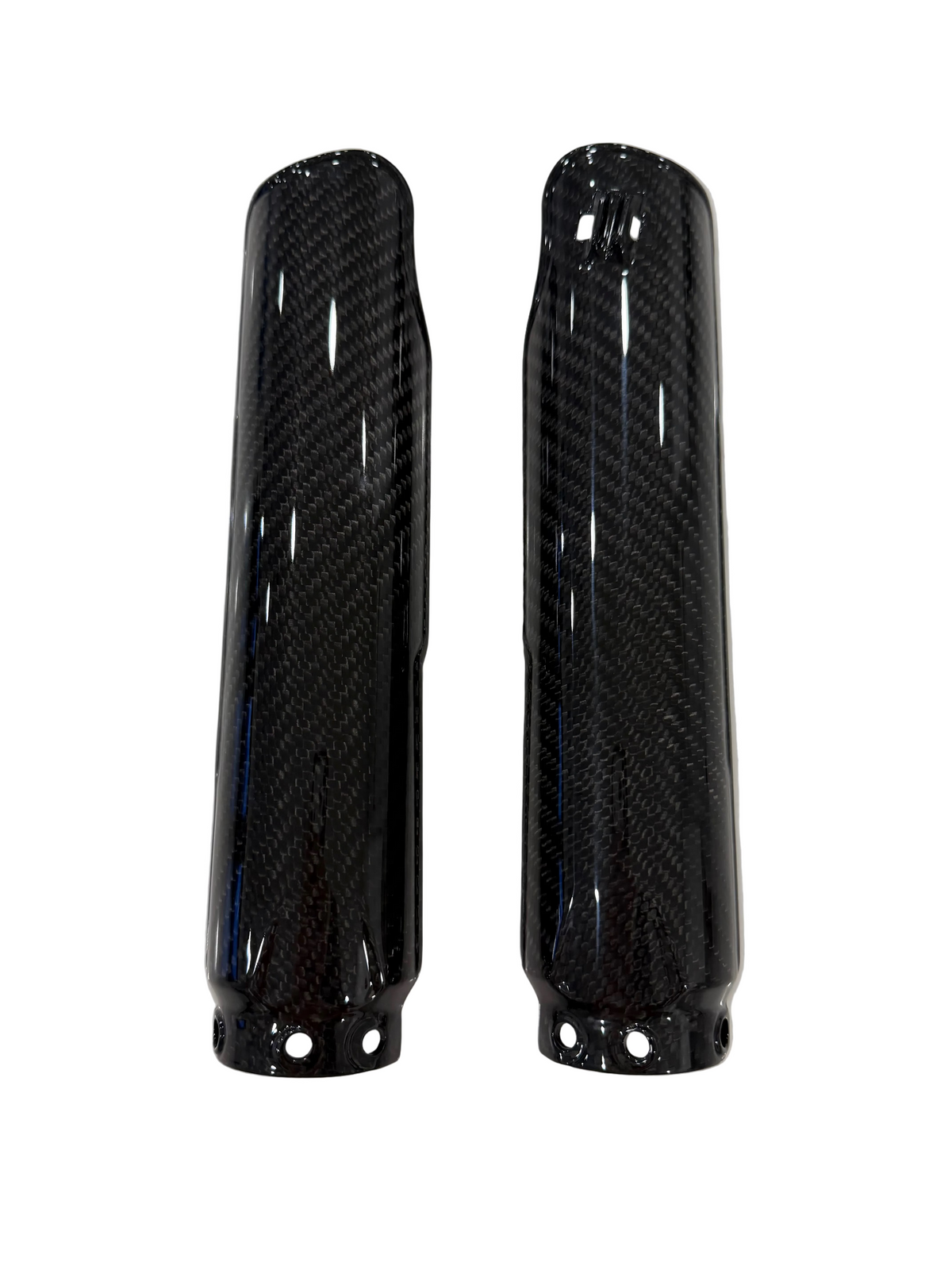 LBX Fork Guards Pair — Carbon Fiber Ghost Carbon