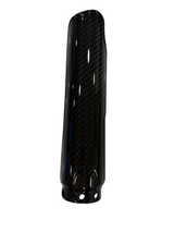 LBX Fork Guards Pair — Carbon Fiber Ghost Carbon