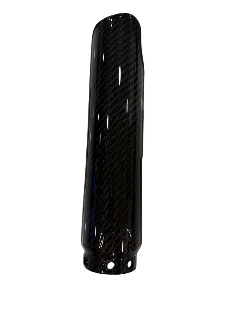 LBX Fork Guards Pair — Carbon Fiber Ghost Carbon