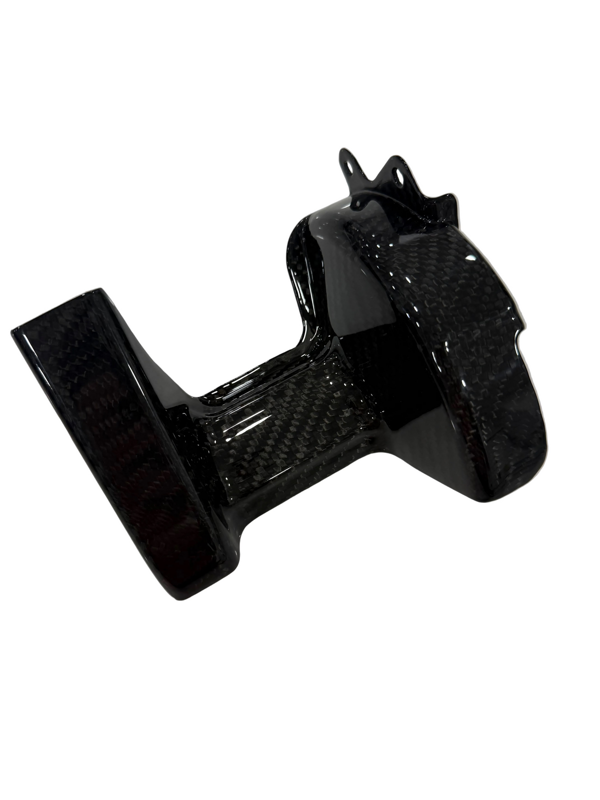 LBX Center Axle Guard — Carbon Fiber Ghost Carbon