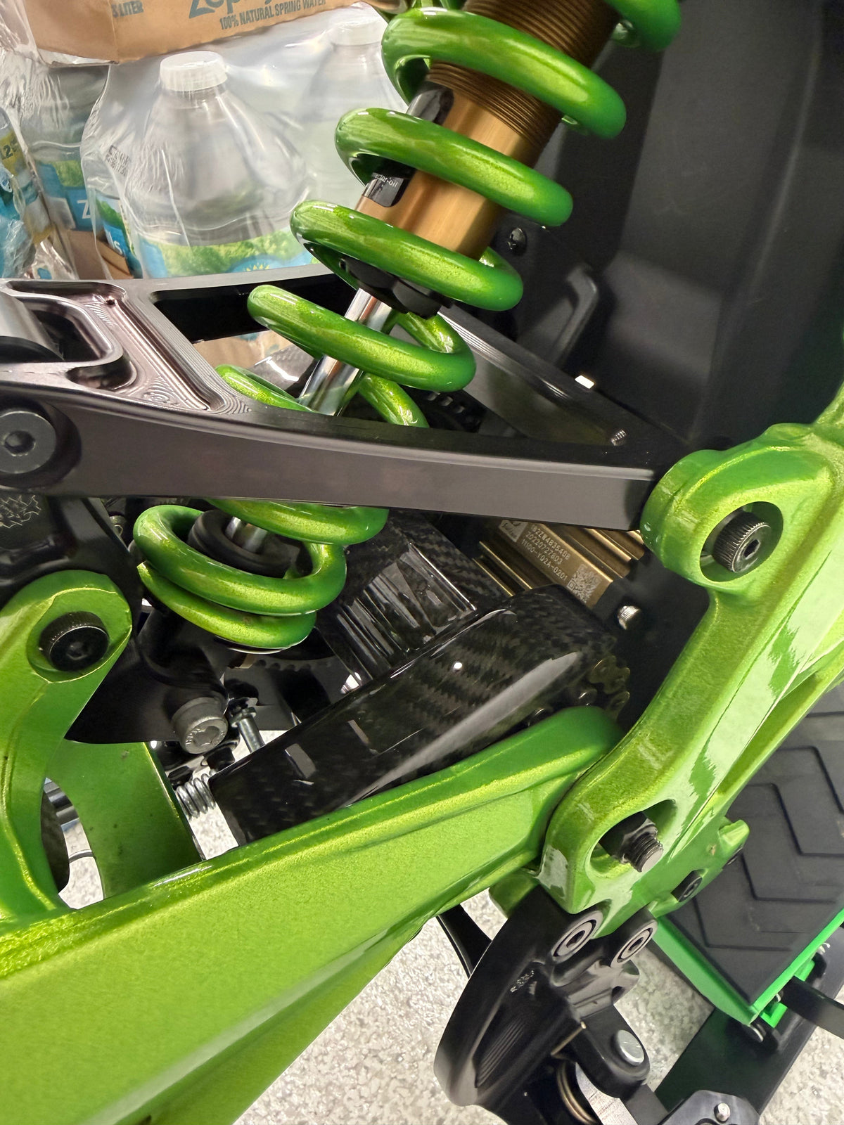 Center Axle Guard — Carbon Fiber Ghost Carbon