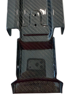 LBX Rear Fender Inner Plate — Carbon Fiber Ghost Carbon