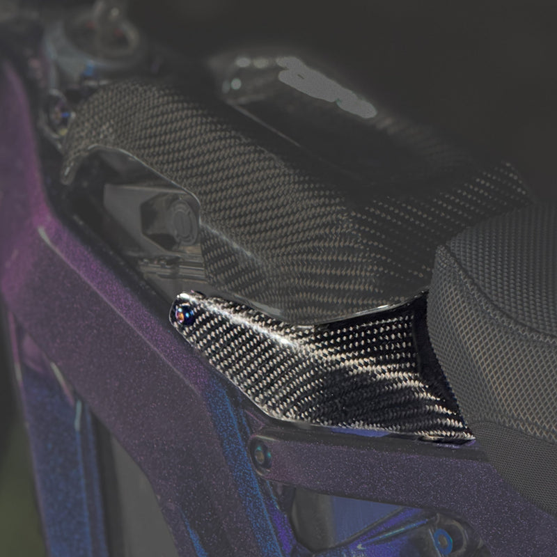E-Ride Pro Carbon Fiber Battery Lid Lock Modded Moto Co