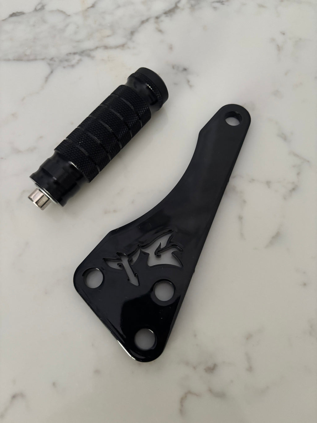 Talaria X3 footlock and bracket - Riot Racing