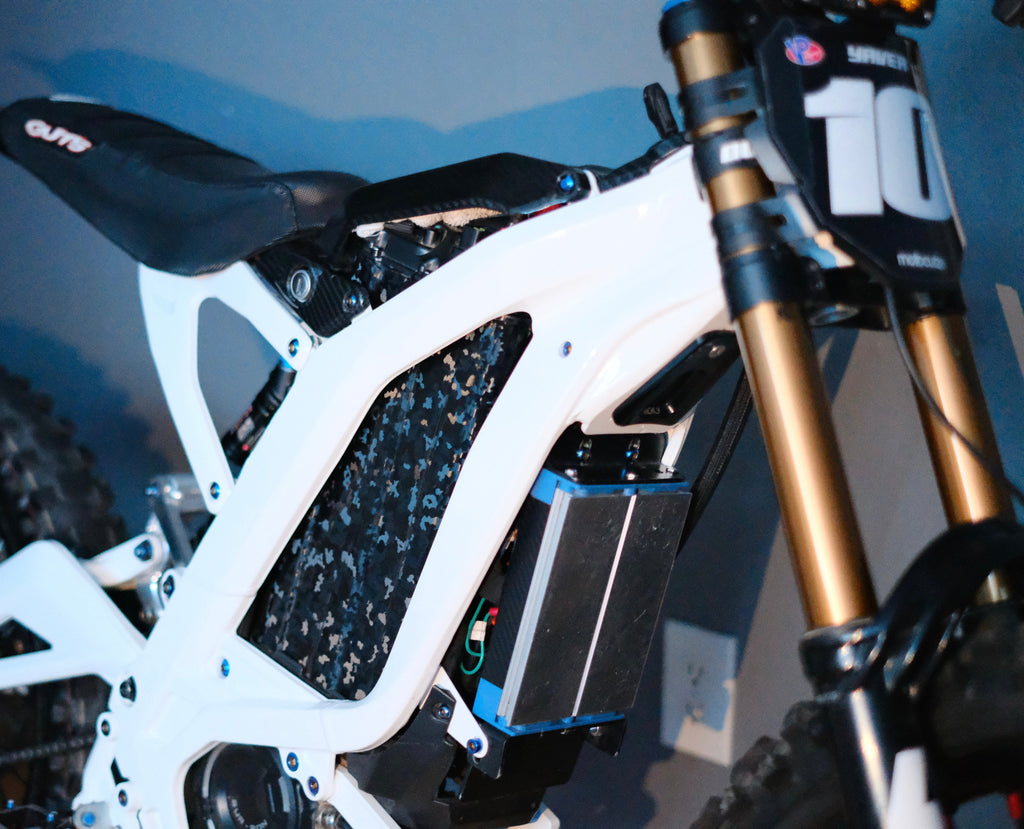 E-Bike ShadowSlate Black Camouflage Wrap - Riot Racing