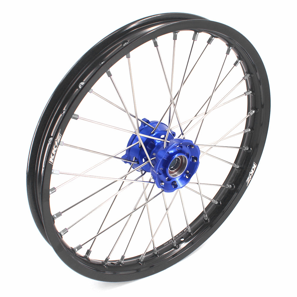 KKE 19" 16" CNC Big Kid's Wheels Rims Fit For Husqvarna TC85 Gas Gas MC85 2021-2024 Blue KKE Racing