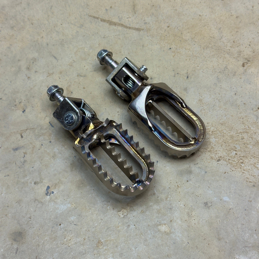 PRE-ORDER Titanium Foot Pegs ridemoda