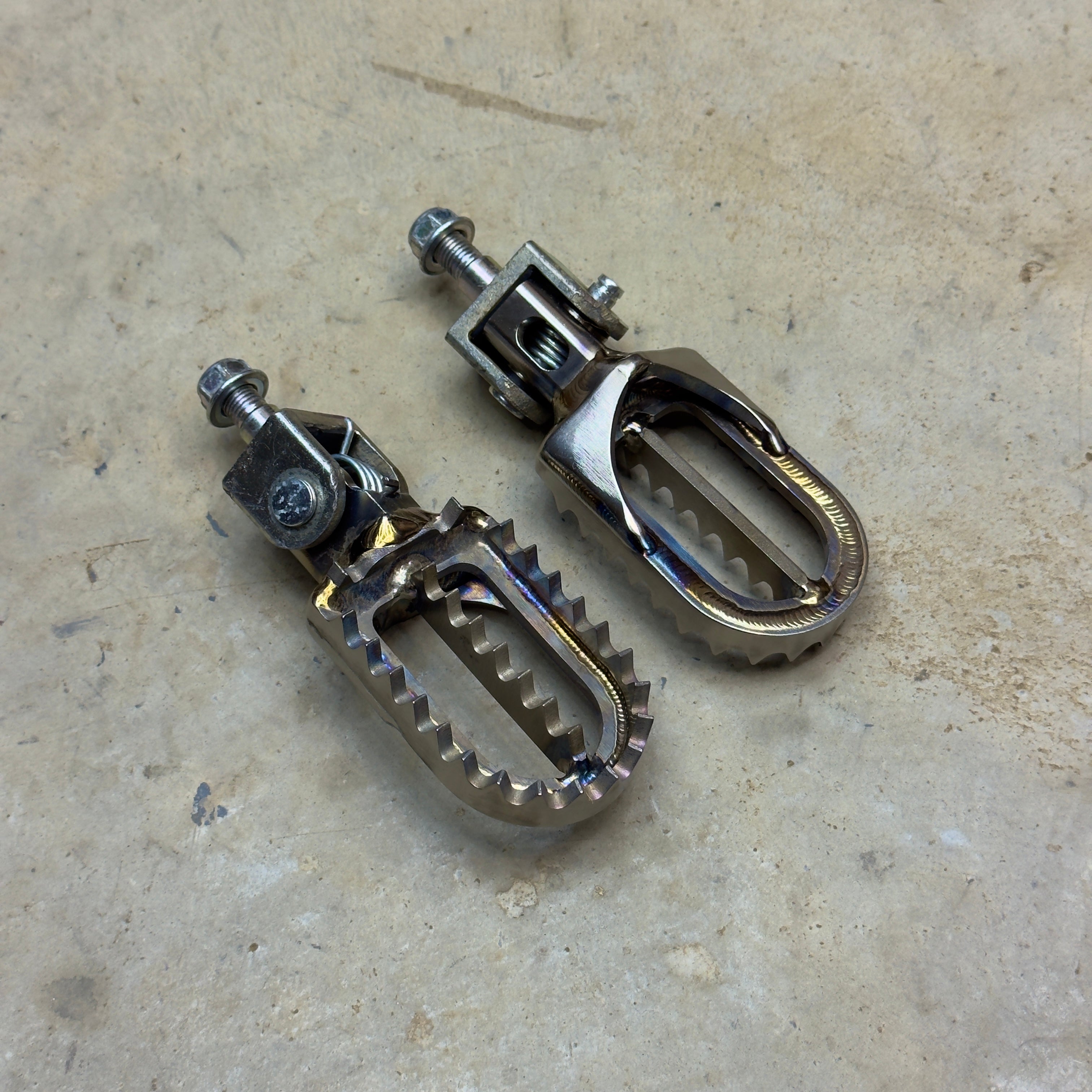 PRE-ORDER Titanium Foot Pegs ridemoda