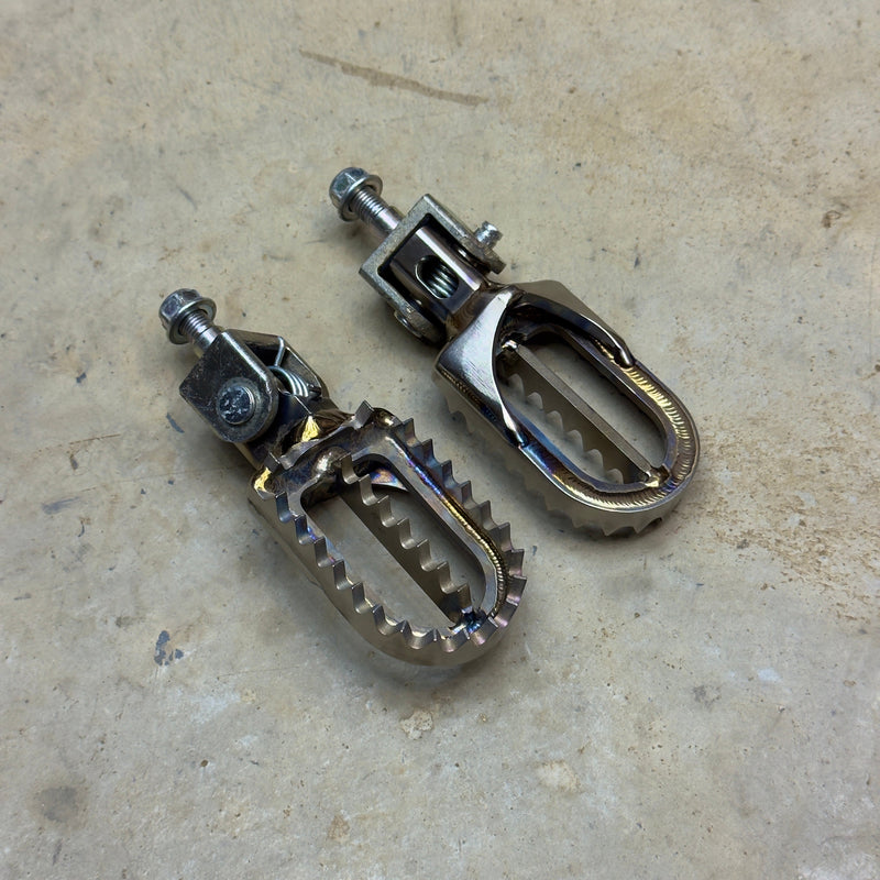 PRE-ORDER Titanium Foot Pegs ridemoda