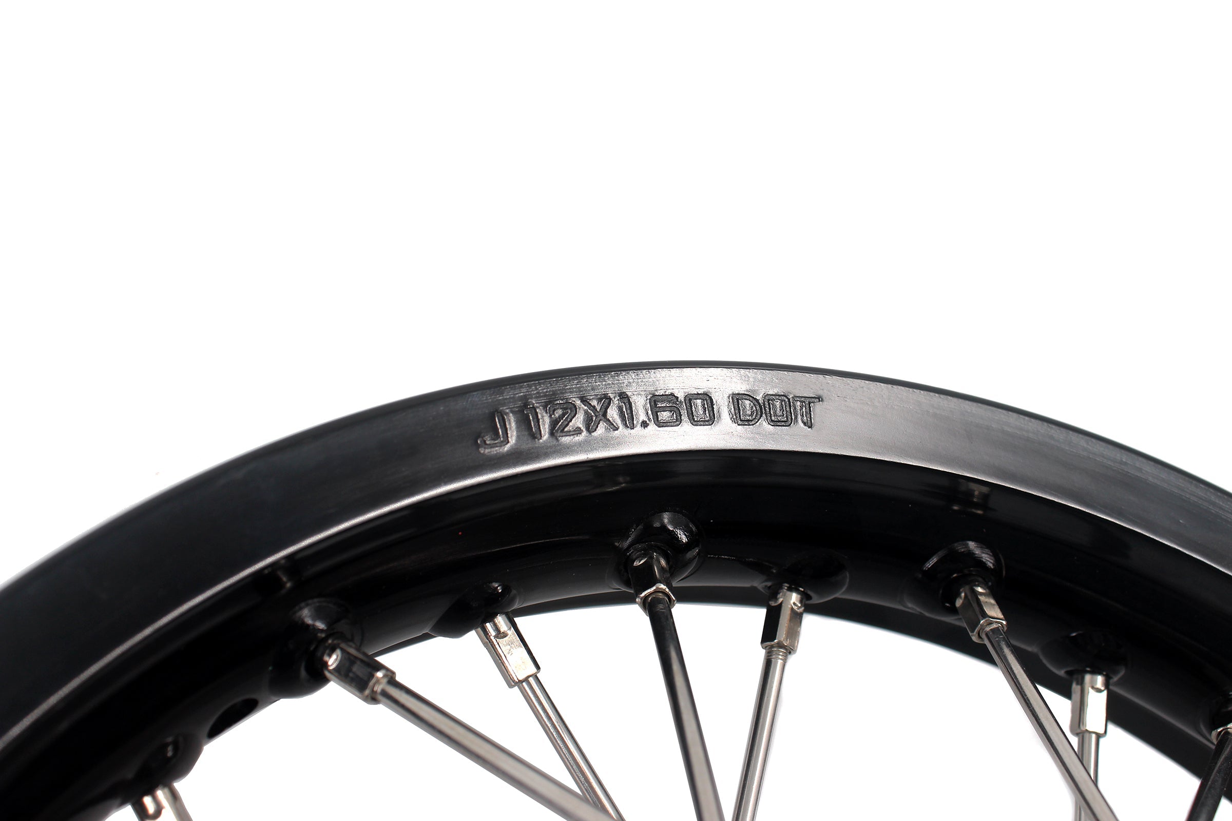 KKE 14 & 12 Small Kid's Wheels Rims Set for KTM 65 SX 2002-2024 GASGAS MC65 2021-2024 Silver&Black KKE Racing