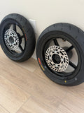 12 in Supermoto Wheelset kit for Tuttio/yozma/heybike Fxt polishing