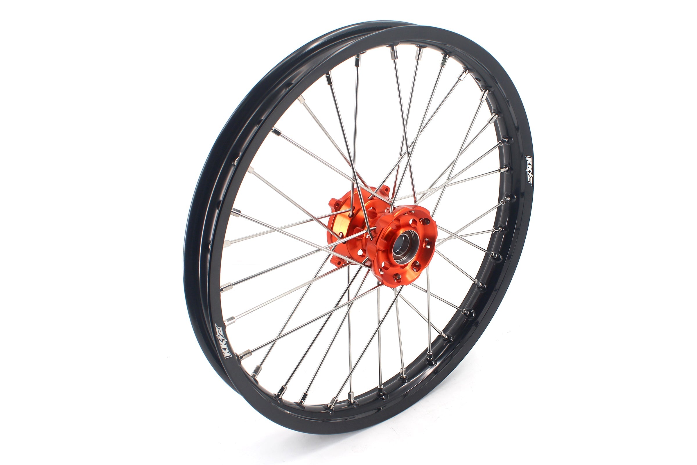 KKE 17"*1.4/14"*1.6 Kid's Big Wheels Rims Fit KTM SX 85 2021-2024 Orange Hub KKE Racing