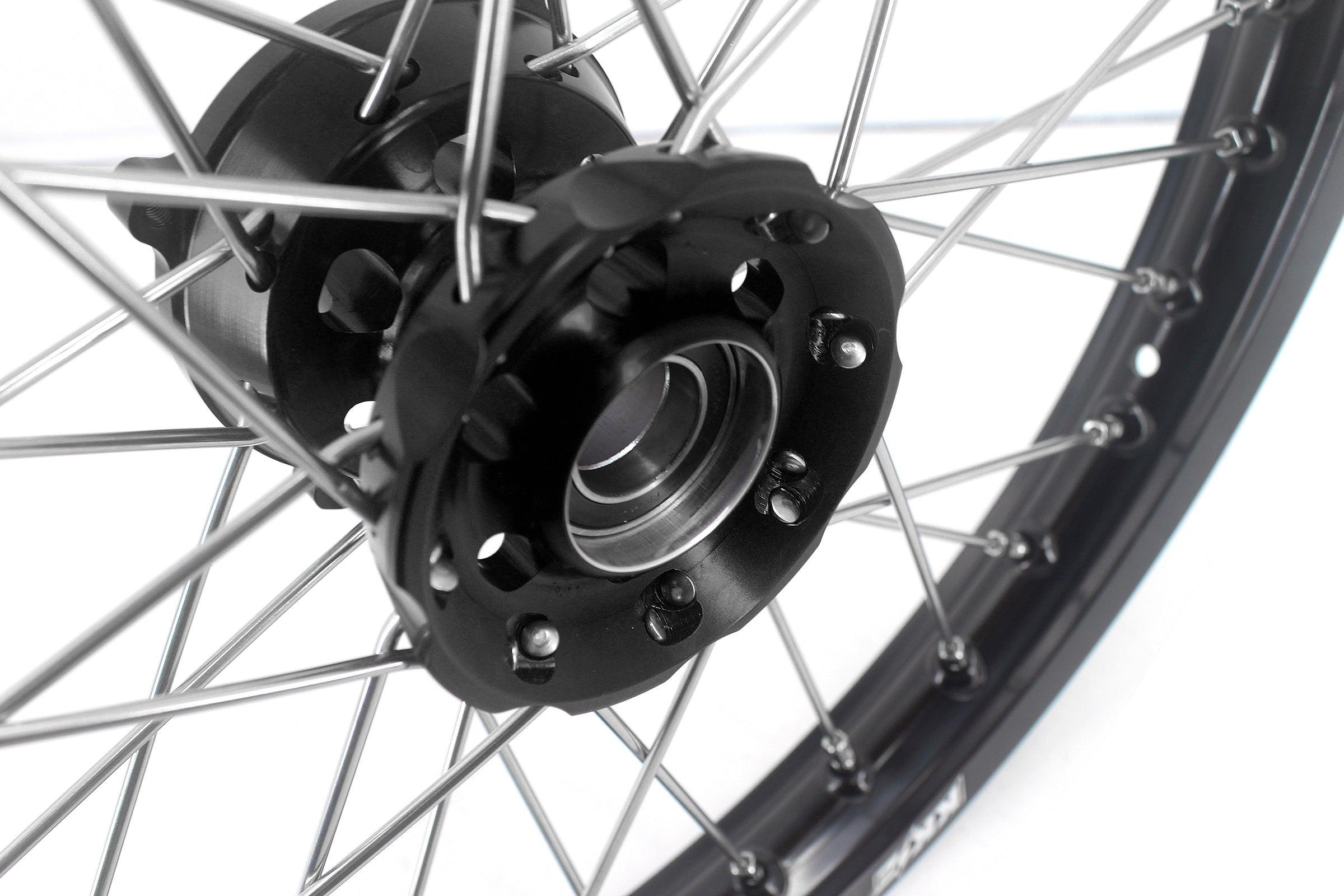 KKE Factory Size Small Kid's Wheels 17" 14" GLM Rims For KTM SX 85 2021-2024 Husky TC85 GASGAS MC85 Black Hub KKE Racing