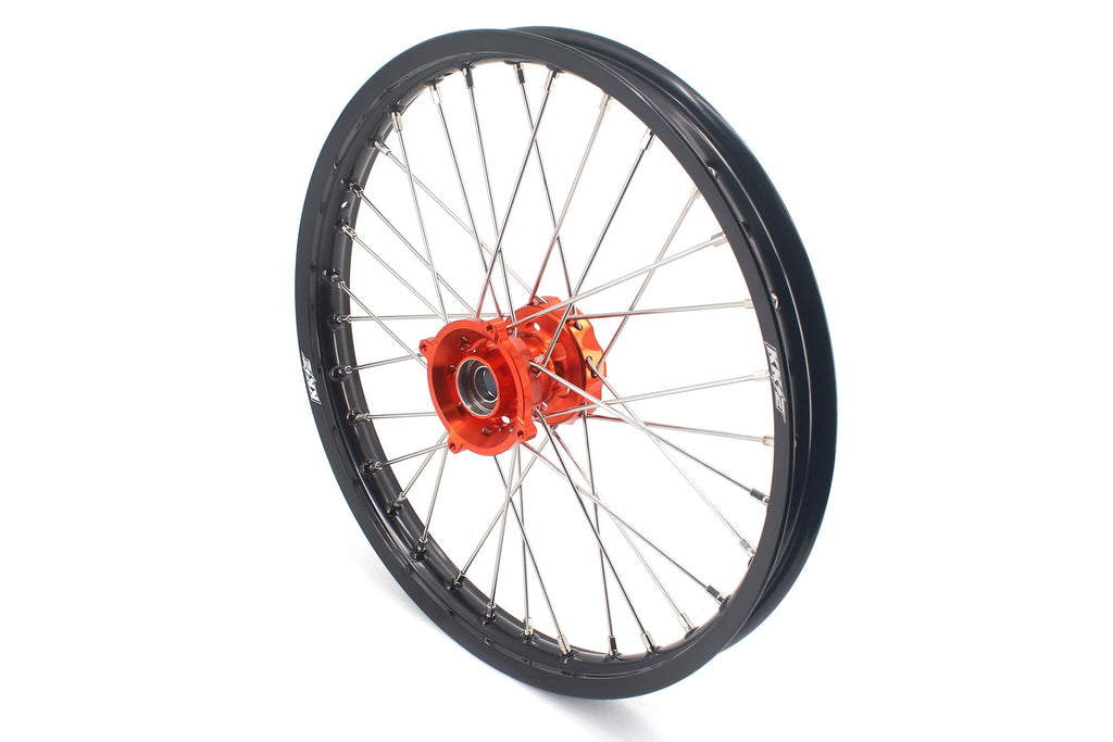 KKE 17"*1.4/14"*1.6 Kid's Big Wheels Rims Fit KTM SX 85 2021-2024 Orange Hub KKE Racing