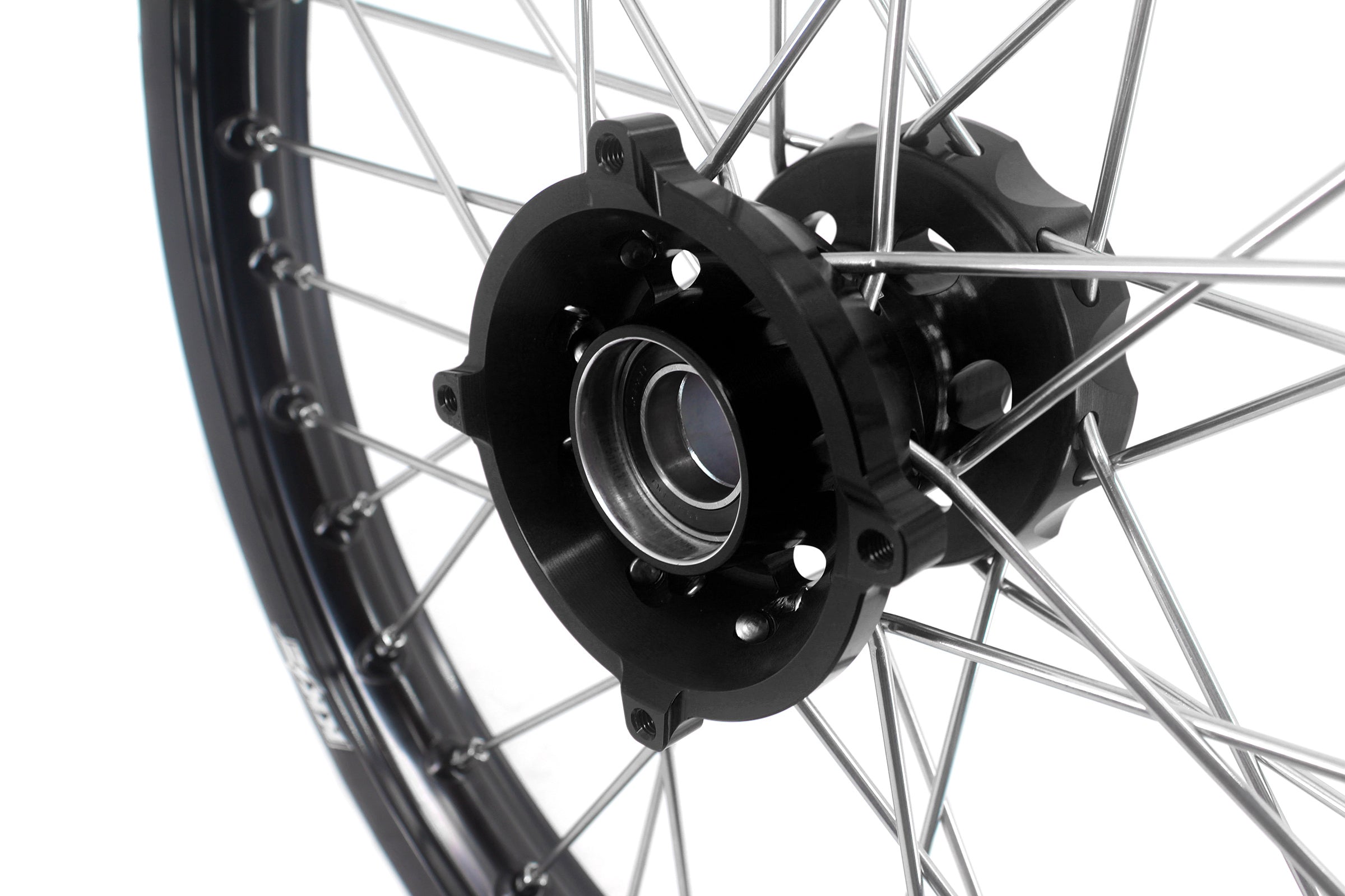 KKE Factory Size Small Kid's Wheels 17" 14" GLM Rims For KTM SX 85 2021-2024 Husky TC85 GASGAS MC85 Black Hub KKE Racing