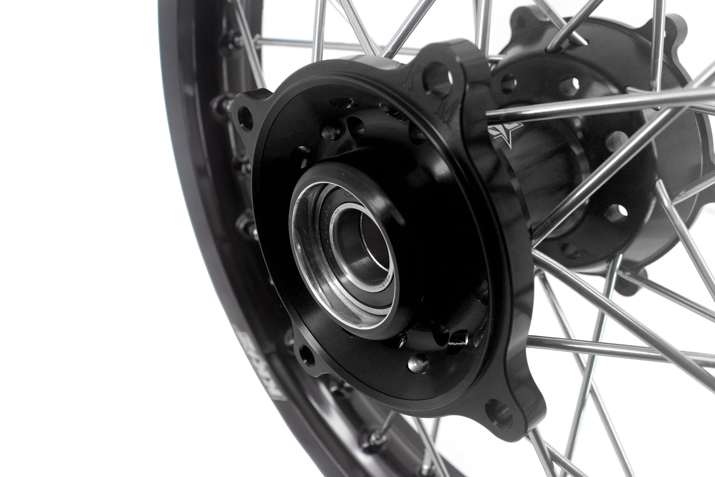 KKE Factory Size Small Kid's Wheels 17" 14" GLM Rims For KTM SX 85 2021-2024 Husky TC85 GASGAS MC85 Black Hub KKE Racing