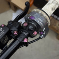 Pink Headlight/Horn Button Bolts (Set of 2) ridemoda