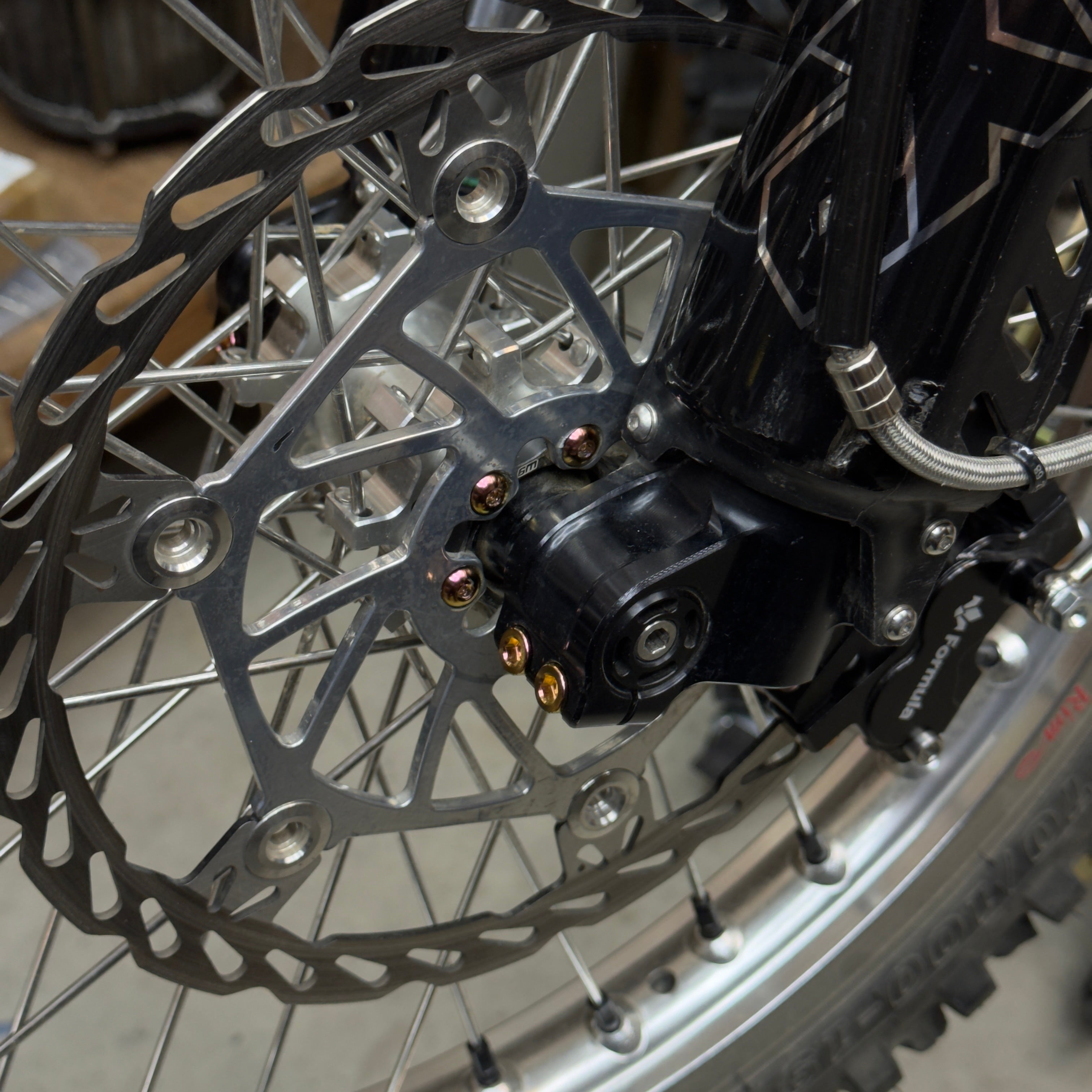 Pink All E-Moto Brake Rotor Bolts ridemoda