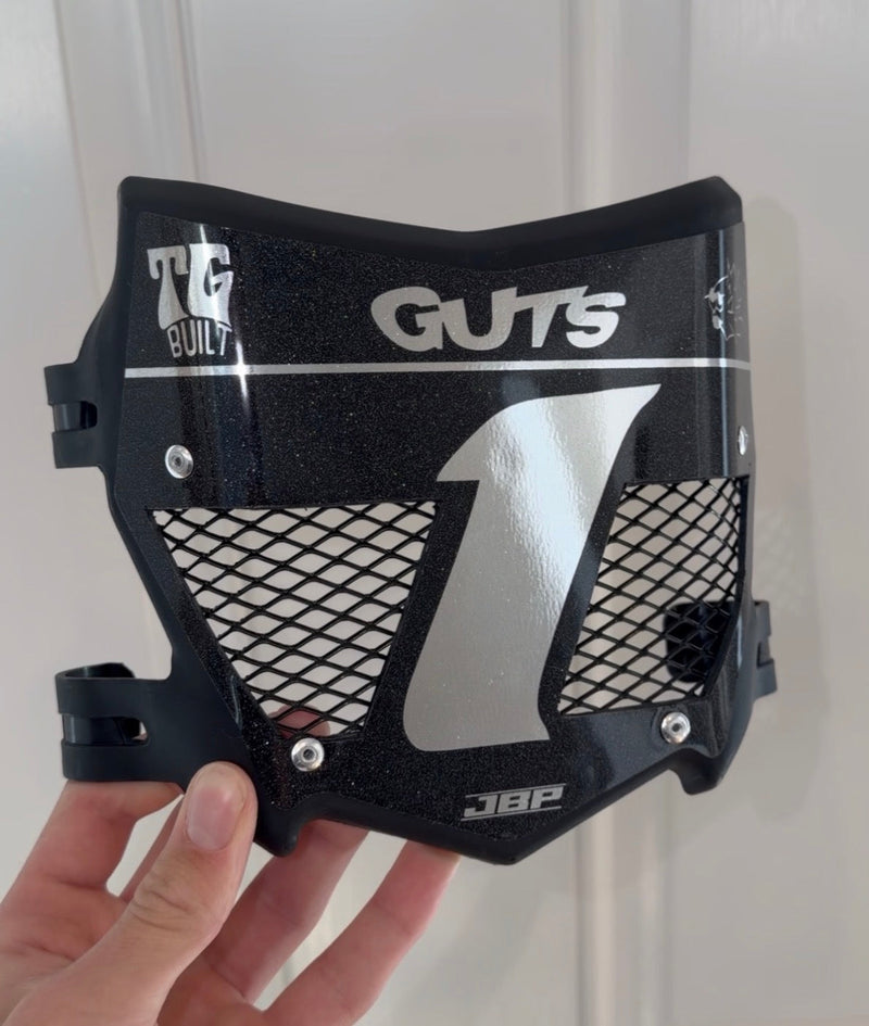 Vented Motocuts Plate w/Rivots JBP