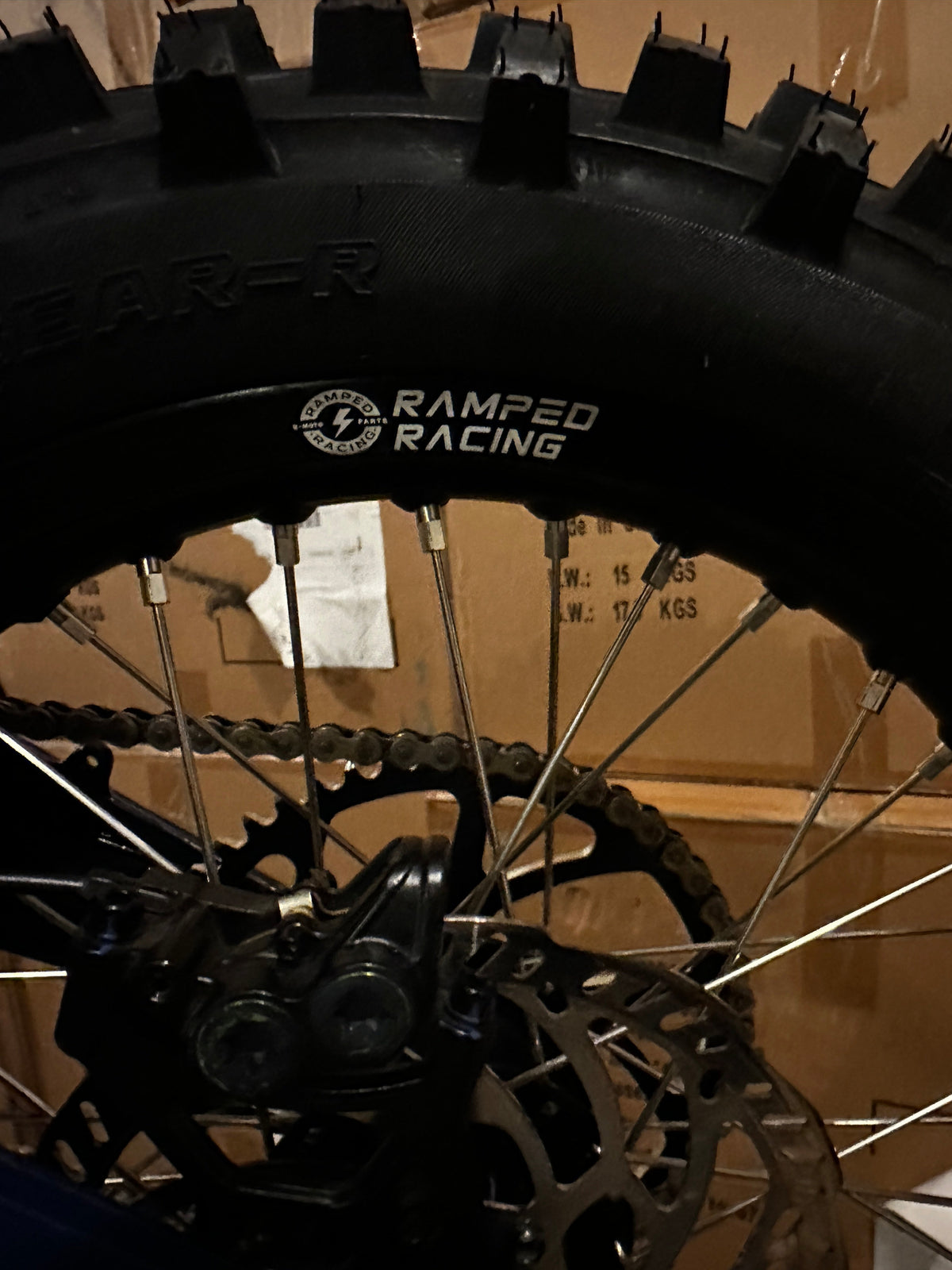 16in Wheel for Surron Light Bee X/S (No Tire), Segway x160/x260, Eride pro s/ss/2.0 Ramped Racing