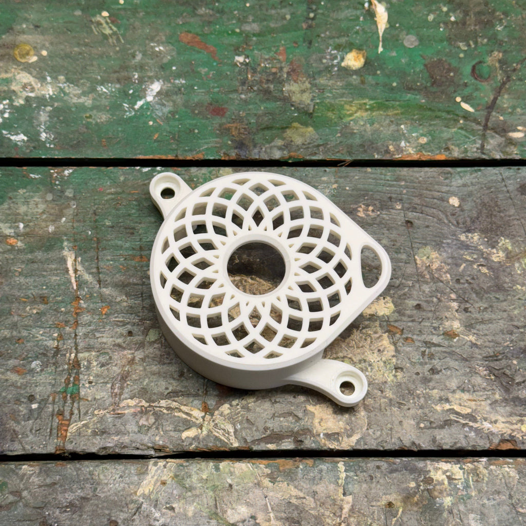 WHITE EDITION Plastic Motor Cover ridemoda