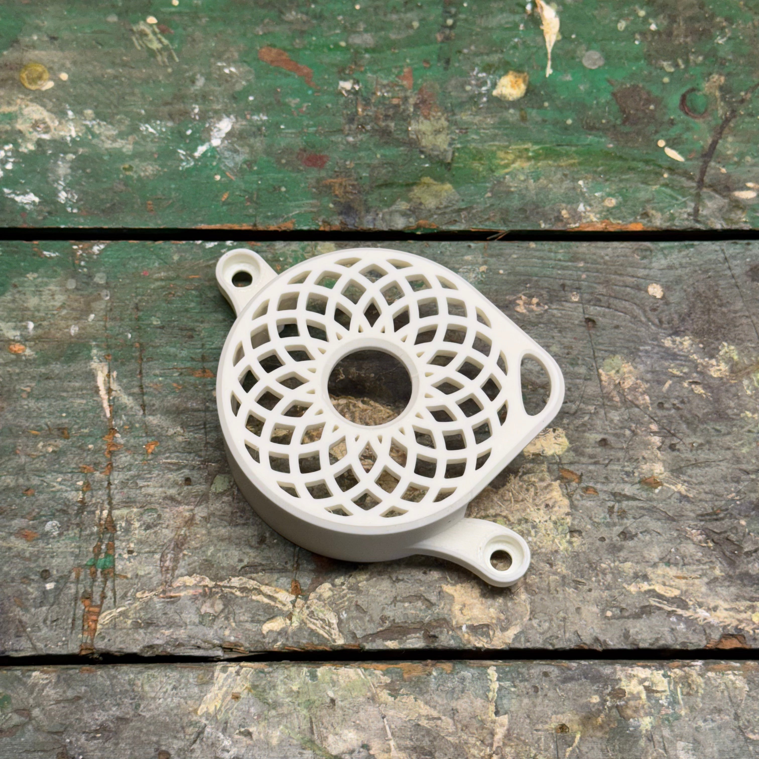 WHITE EDITION Plastic Motor Cover ridemoda