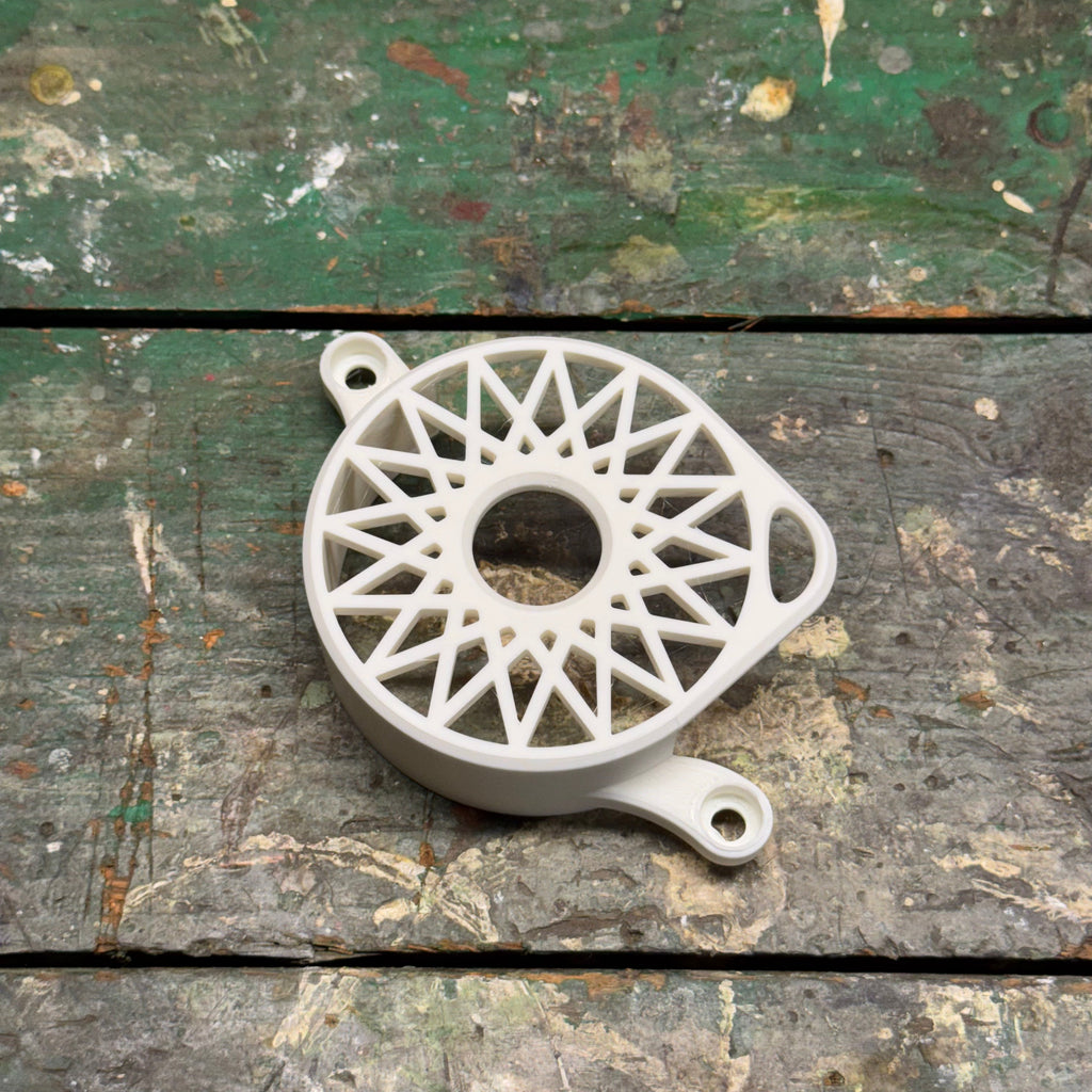 WHITE EDITION Plastic Motor Cover ridemoda