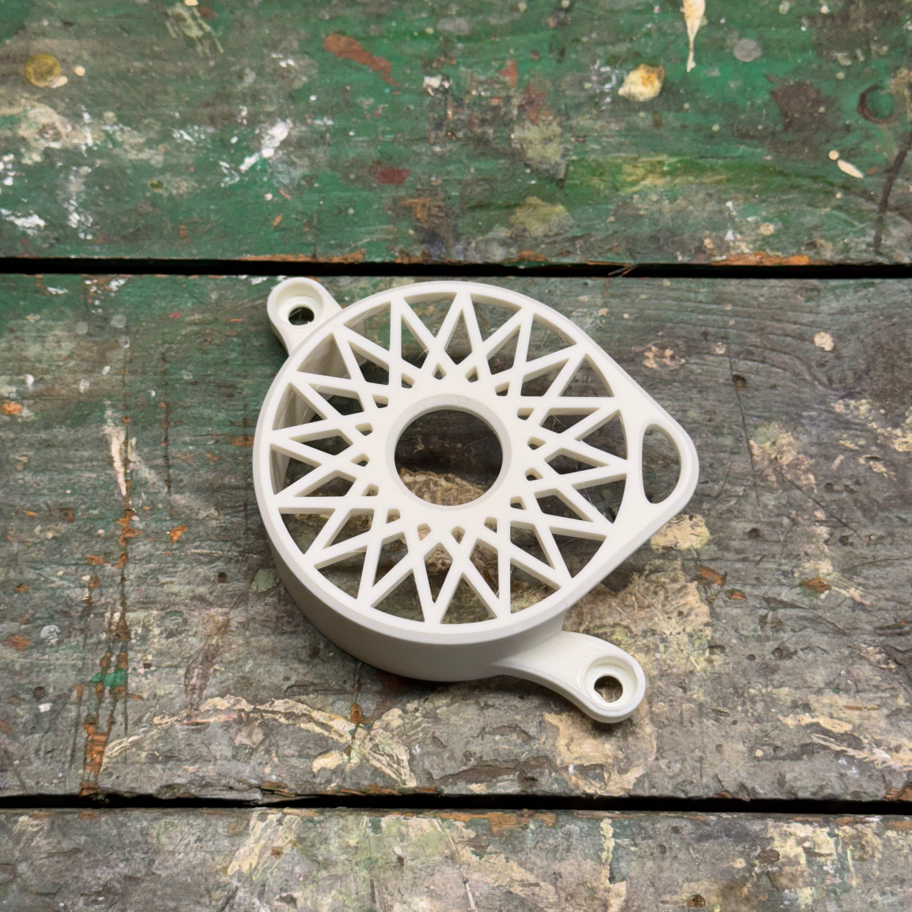 WHITE EDITION Plastic Motor Cover ridemoda