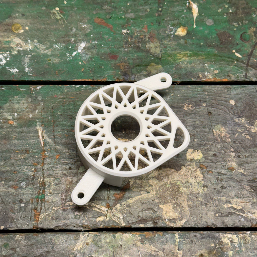 WHITE EDITION Plastic Motor Cover ridemoda