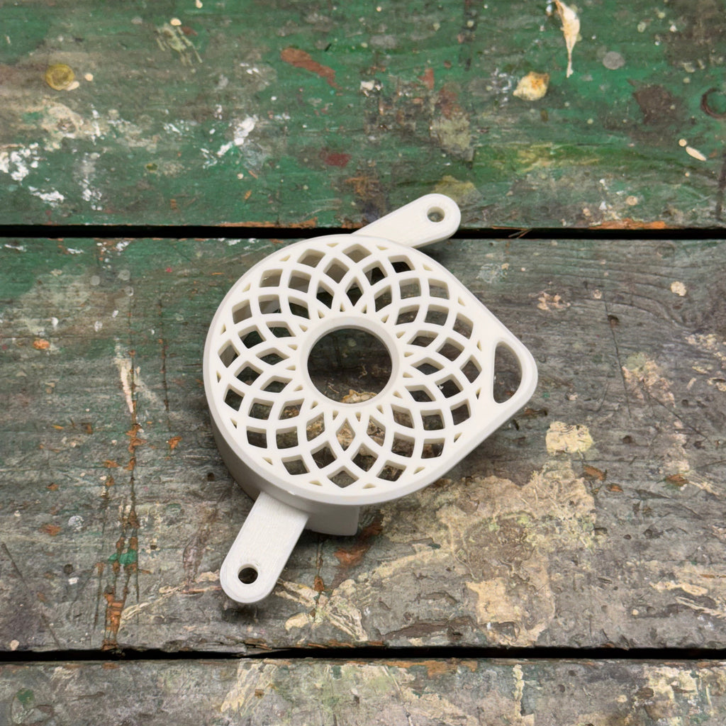WHITE EDITION Plastic Motor Cover ridemoda