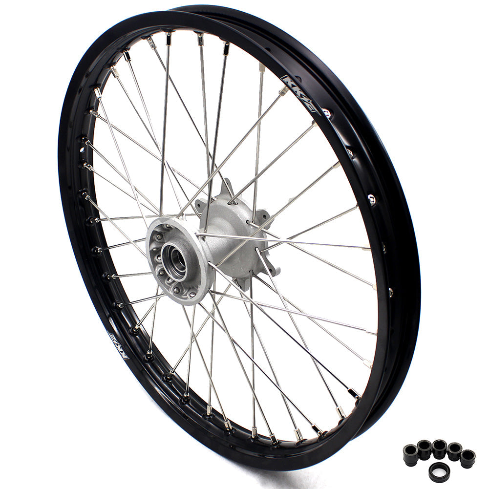 KKE 21×1.6 Cast Front Wheel Rim Fit Yamaha YZ125 YZ250 YZ250F YZ450F Silver Hub KKE Racing