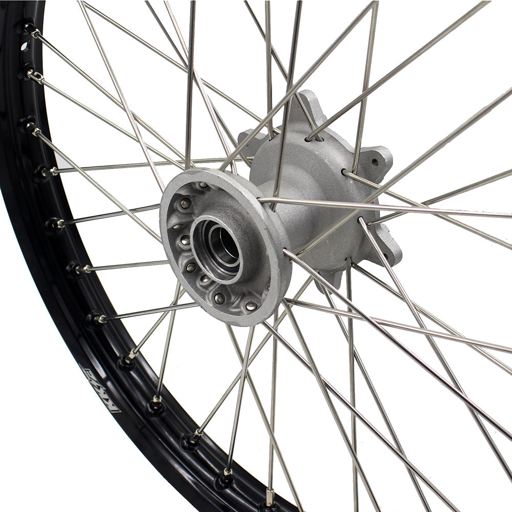 KKE 21×1.6 Cast Front Wheel Rim Fit Yamaha YZ125 YZ250 YZ250F YZ450F Silver Hub KKE Racing