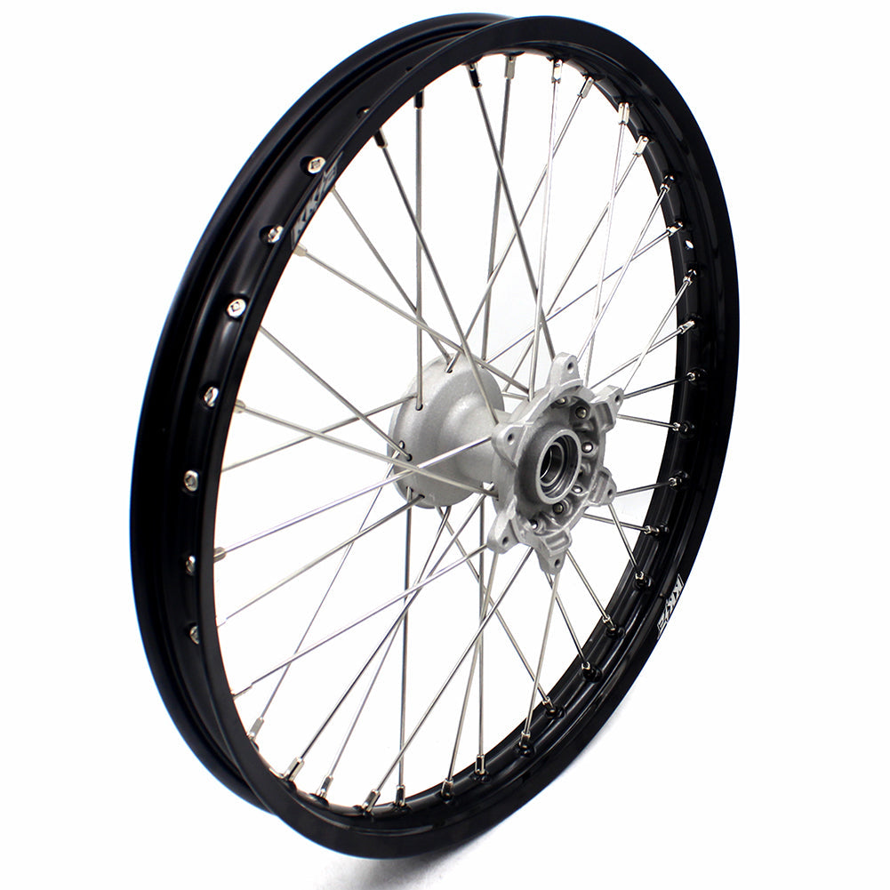 KKE 21×1.6 Cast Front Wheel Rim Fit Yamaha YZ125 YZ250 YZ250F YZ450F Silver Hub KKE Racing