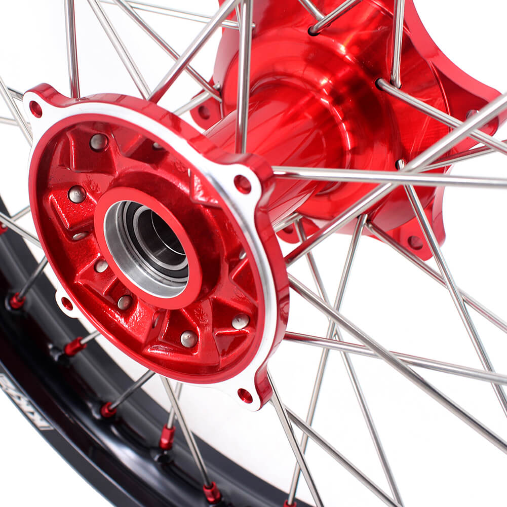 KKE 21" 18" or 21" 19" Cast Hub Billet Rims For HONDA CRF250R 2004-2013 CRF450R CR125R CR250R 2002-2013 KKE Racing