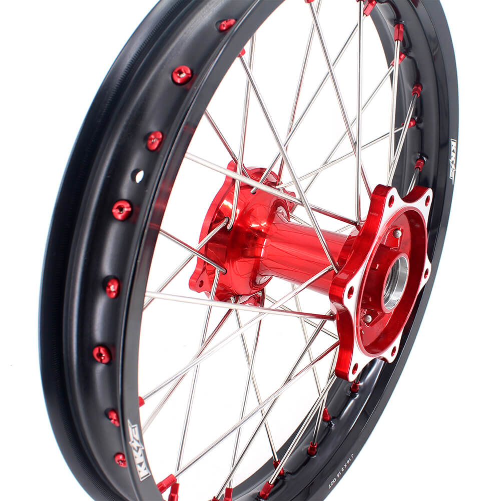 KKE 21" 18" or 21" 19" Cast Hub Billet Rims For HONDA CRF250R 2004-2013 CRF450R CR125R CR250R 2002-2013 KKE Racing