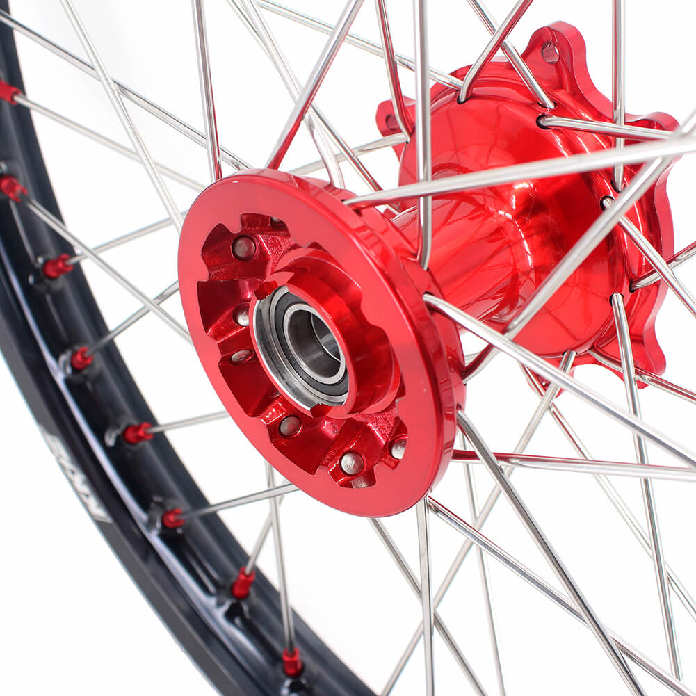 KKE 21" 18" or 21" 19" Cast Hub Billet Rims For HONDA CRF250R 2004-2013 CRF450R CR125R CR250R 2002-2013 KKE Racing