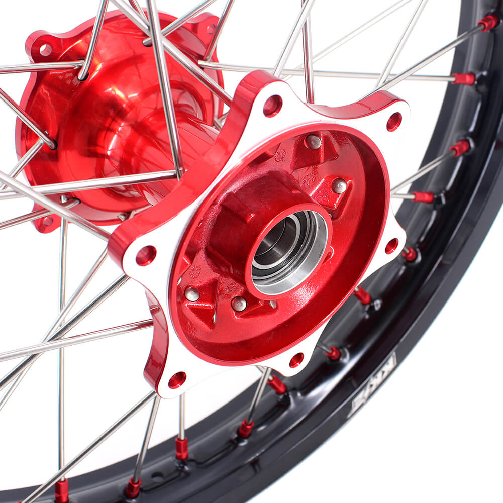 KKE 21" 18" or 21" 19" Cast Hub Billet Rims For HONDA CRF250R 2004-2013 CRF450R CR125R CR250R 2002-2013 KKE Racing