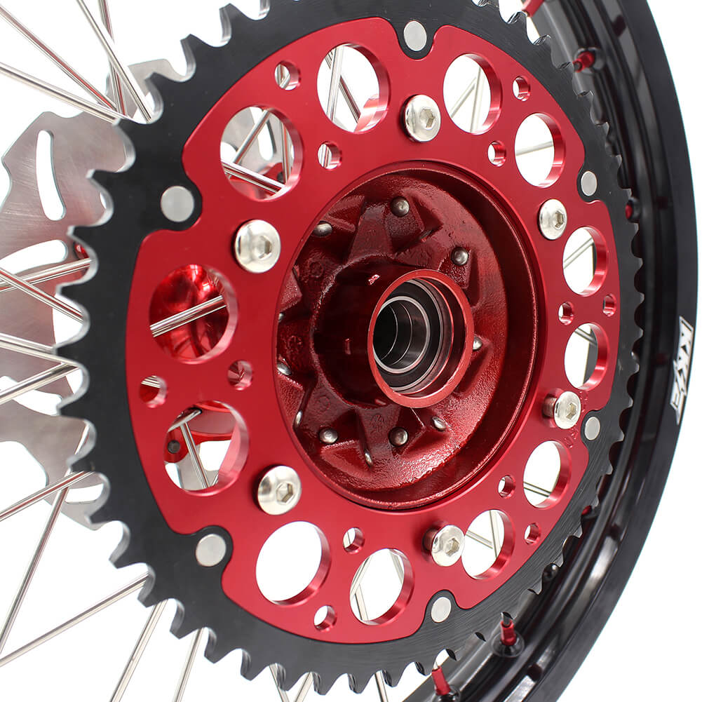 KKE 21" 18" or 21" 19" Cast Hub Billet Rims For HONDA CRF250R 2004-2013 CRF450R CR125R CR250R 2002-2013 KKE Racing