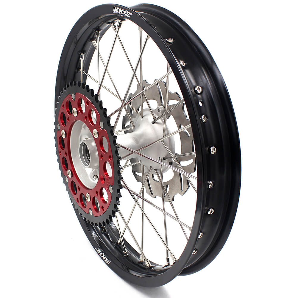 KKE 2.15*19" Rear Cast Spoke Wheels Rims For HONDA CR125R 1998-2001 CR250R 1997-2001 Disc KKE Racing