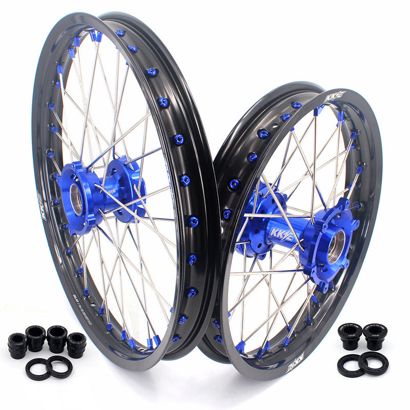 KKE 17 & 14 CNC Hub Kid's Big Wheels Rims For KTM SX85 2021-2024 Husqvarna TC85 2021-2024 KKE Racing