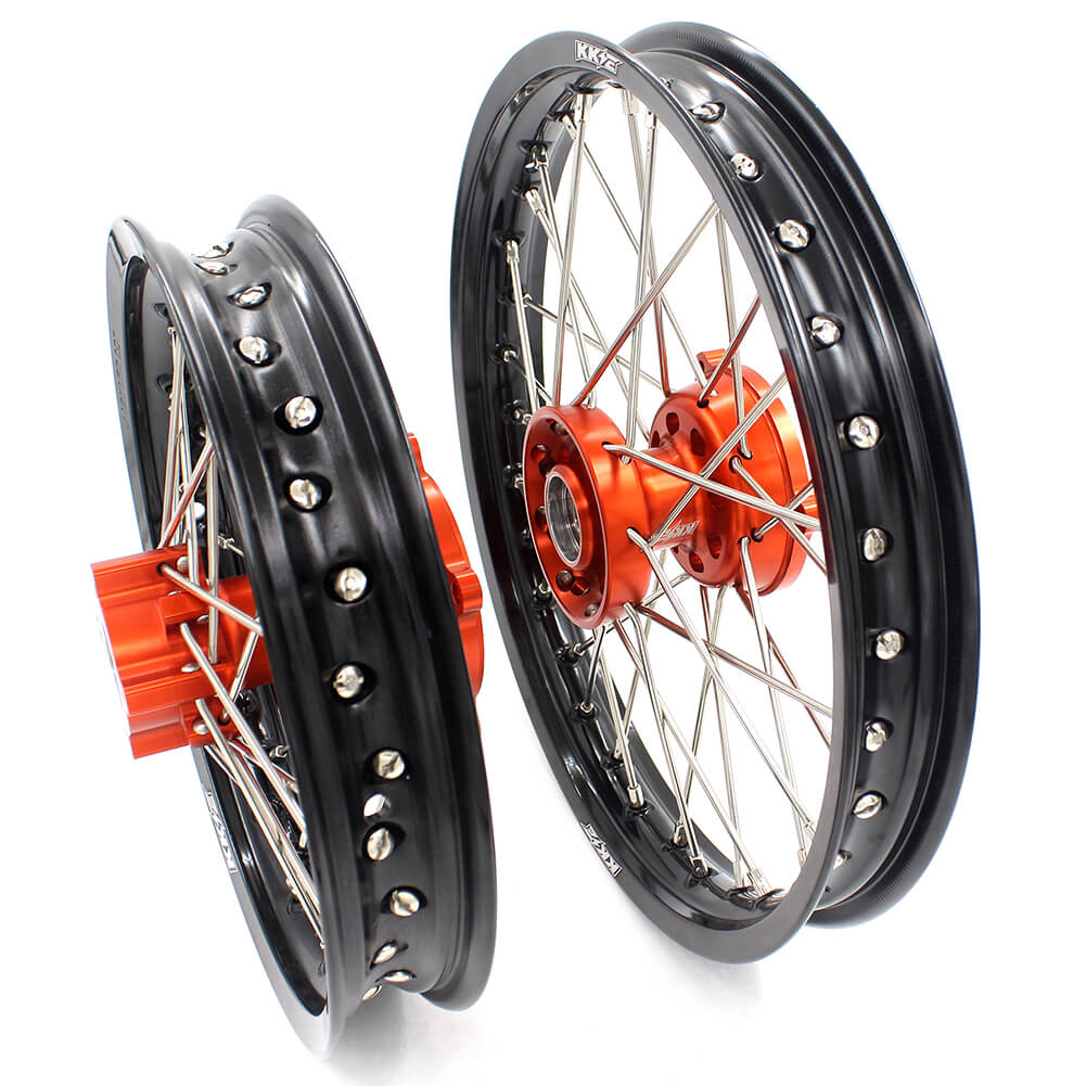 KKE 14"*1.4/12"*1.6 Kid's Small Wheels Rims Set Fit KTM SX 65 2002-2024 KKE Racing