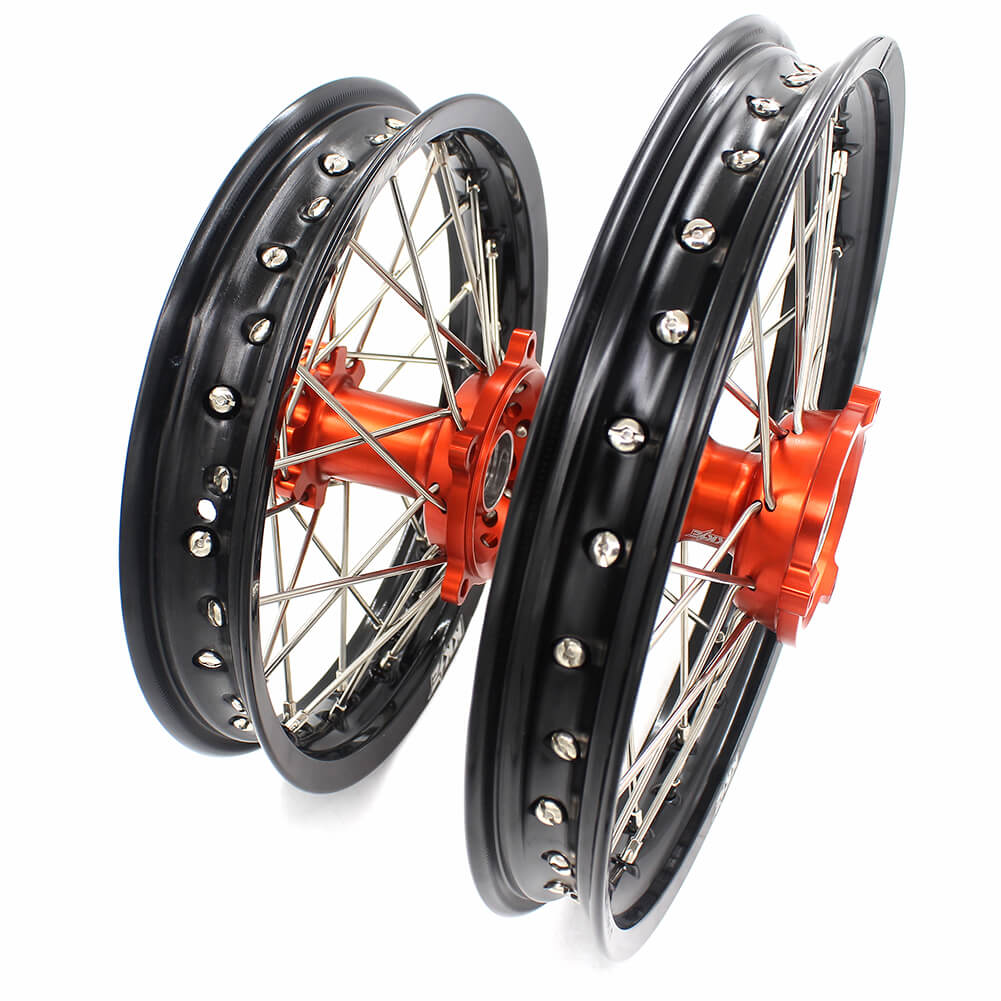 KKE 14"*1.4/12"*1.6 Kid's Small Wheels Rims Set Fit KTM SX 65 2002-2024 KKE Racing