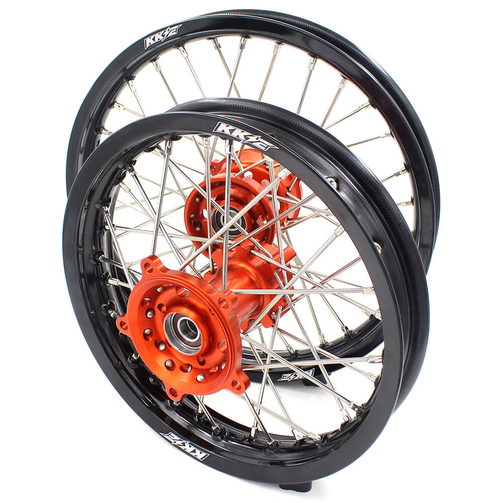 KKE 14"*1.4/12"*1.6 Kid's Small Wheels Rims Set Fit KTM SX 65 2002-2024 KKE Racing