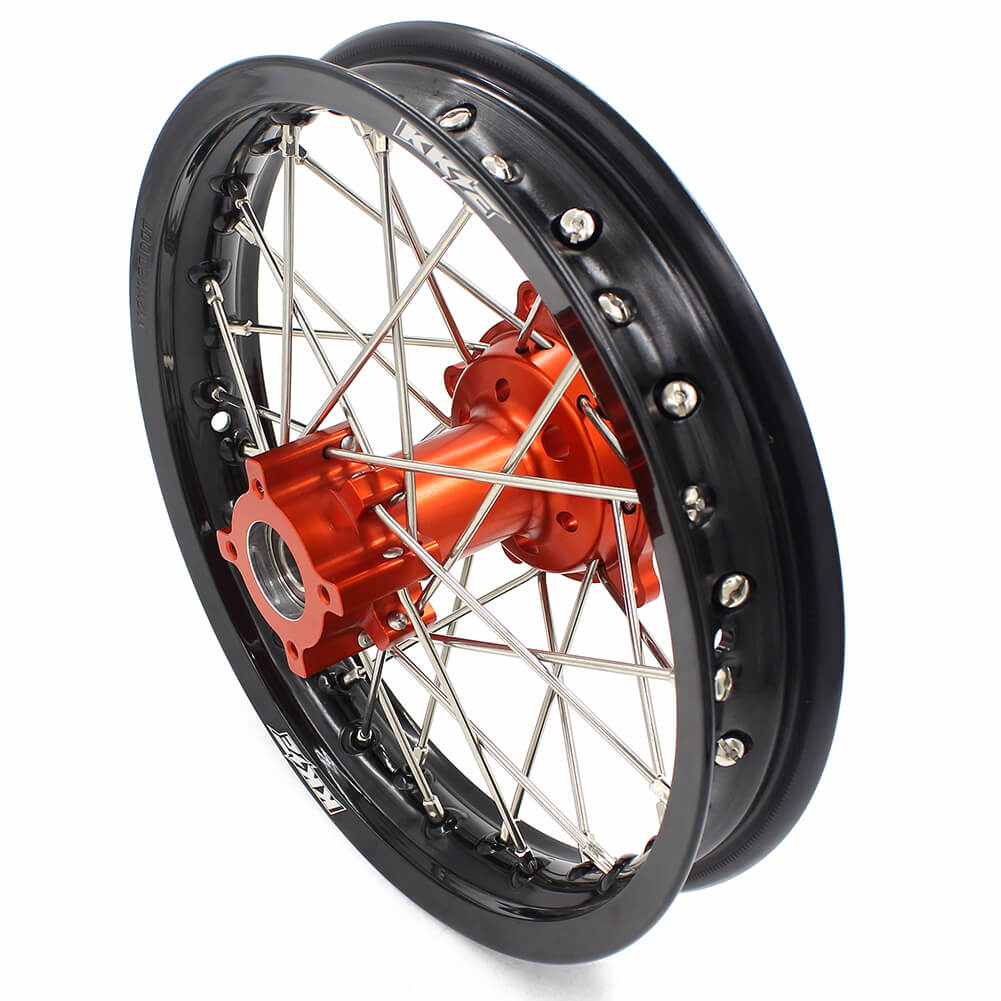 KKE 14"*1.4/12"*1.6 Kid's Small Wheels Rims Set Fit KTM SX 65 2002-2024 KKE Racing