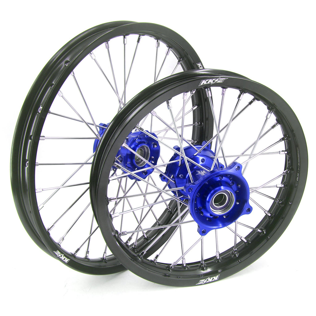 KKE 17/14 Factory Size Kids Big Wheels Rims Fit KTM SX 85 2025 Husqvarna TC85 2025-2026 Blue KKE Racing