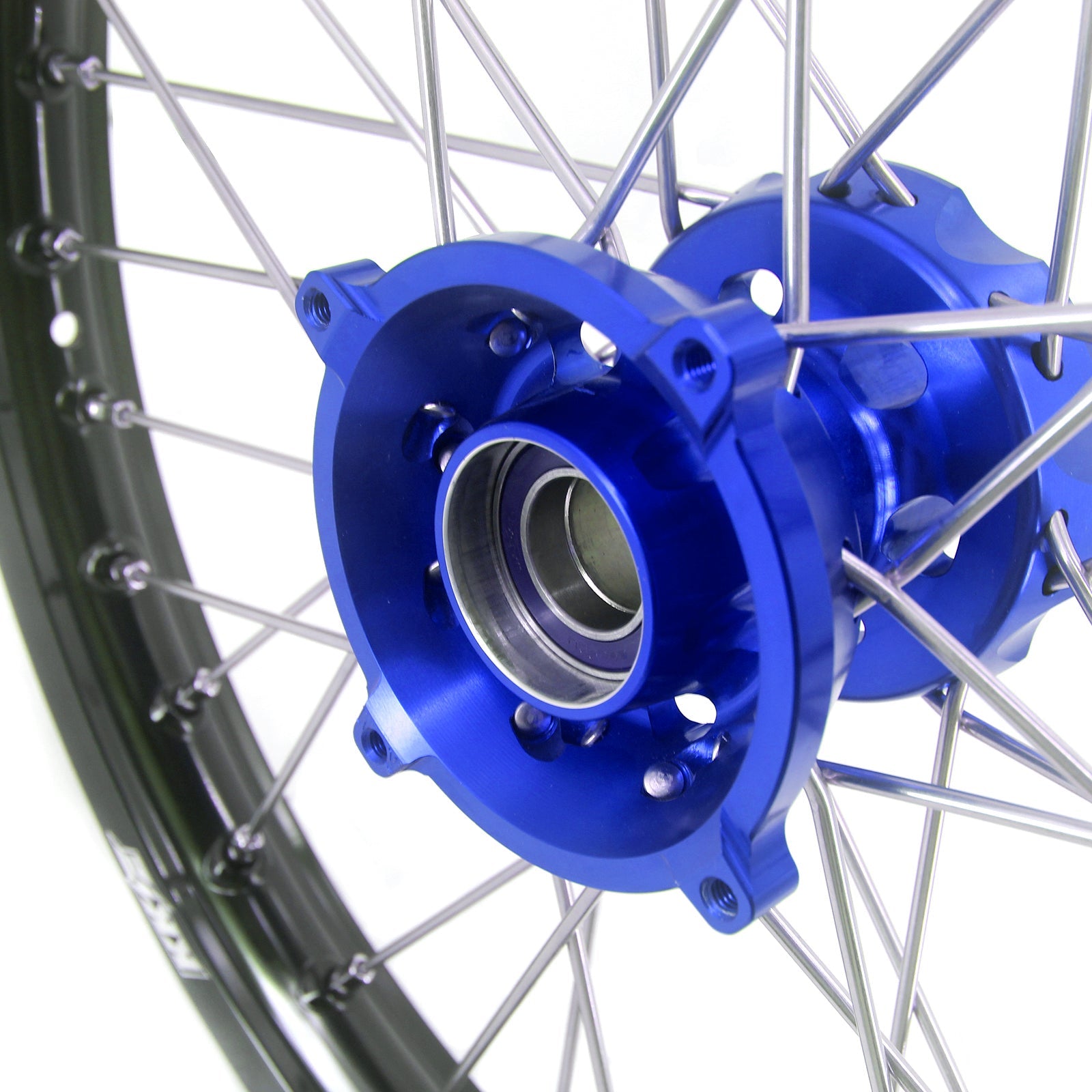 KKE 17/14 Factory Size Kids Big Wheels Rims Fit KTM SX 85 2025 Husqvarna TC85 2025-2026 Blue KKE Racing