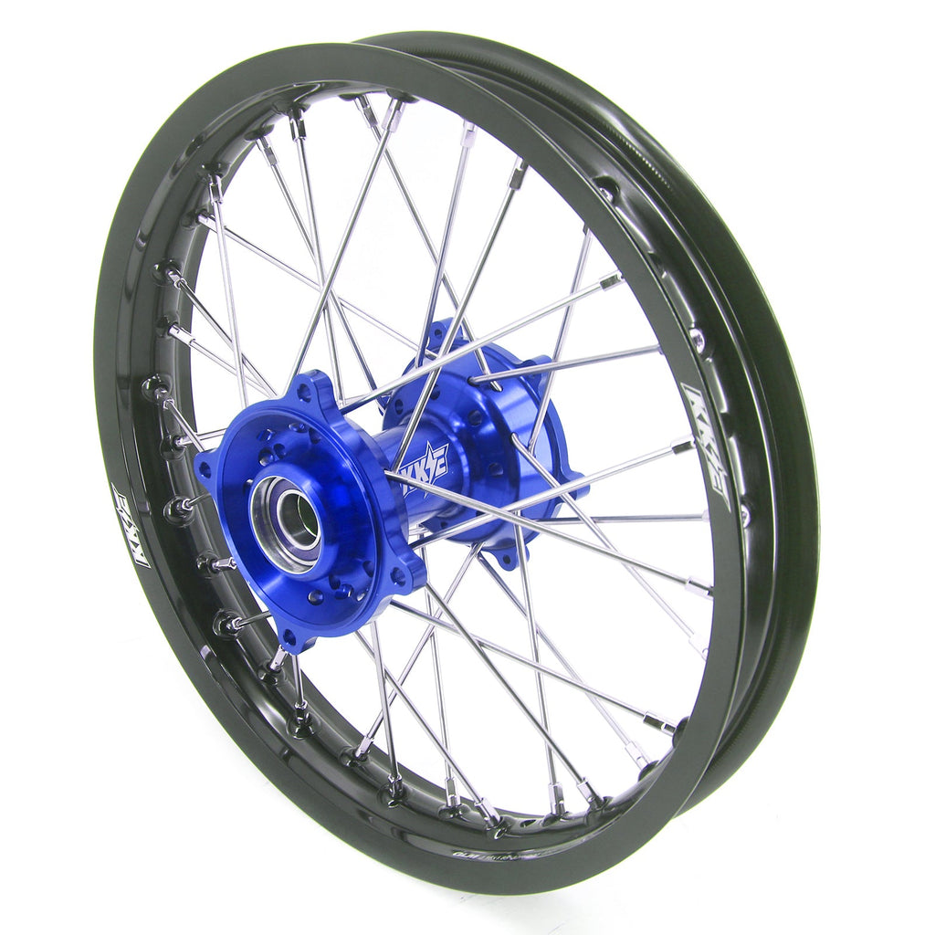 KKE 17/14 Factory Size Kids Big Wheels Rims Fit KTM SX 85 2025 Husqvarna TC85 2025-2026 Blue KKE Racing