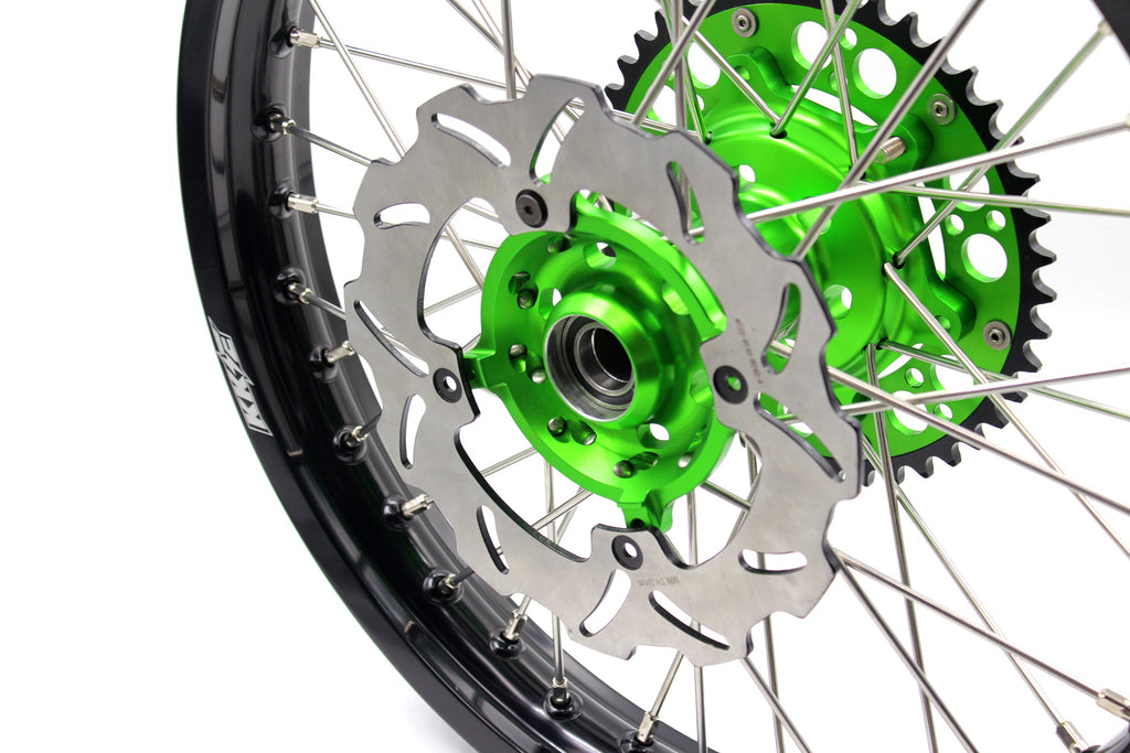 KKE 19×2.15 For KAWASAKI KX125 KX250 KX250F KX450F Rear Spoke Wheels Rims KKE Racing